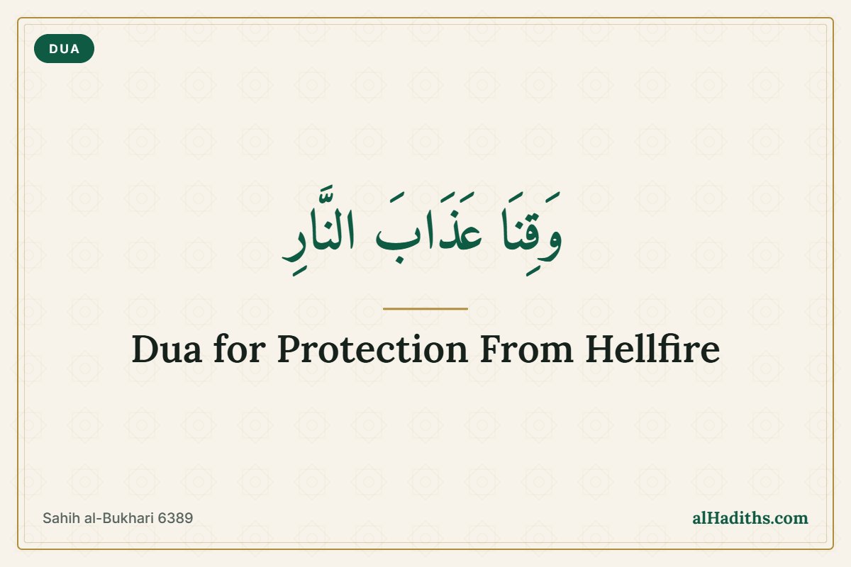 Dua for Protection From Hellfire: 4 Authentic Duas