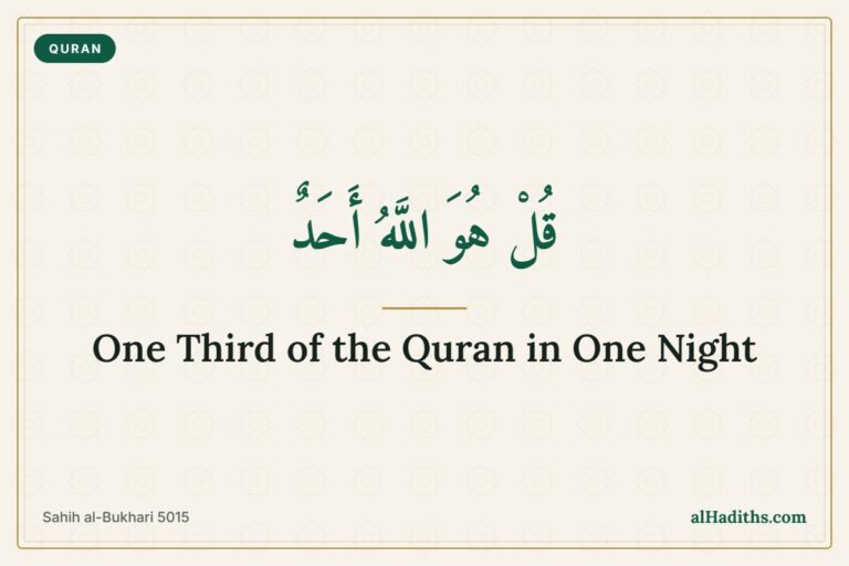 How to Recite One Third of The Quran in One Night And Its Amazing Benefit 7 Hadith on reciting one third of the Quran in one night